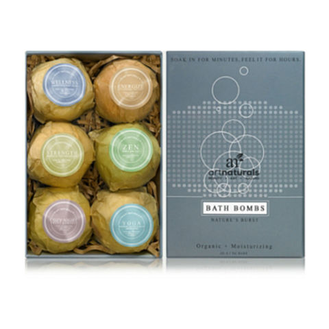 Art Naturals Bath Bombs 6 Pack Gift Set
