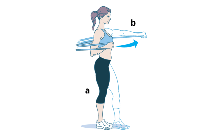 Resistance band punch