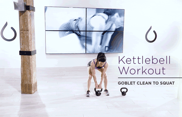  Goblet Clean to Squat