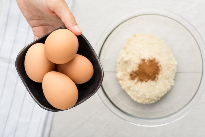 Low carb pancakes step 1 - Dr. Axe